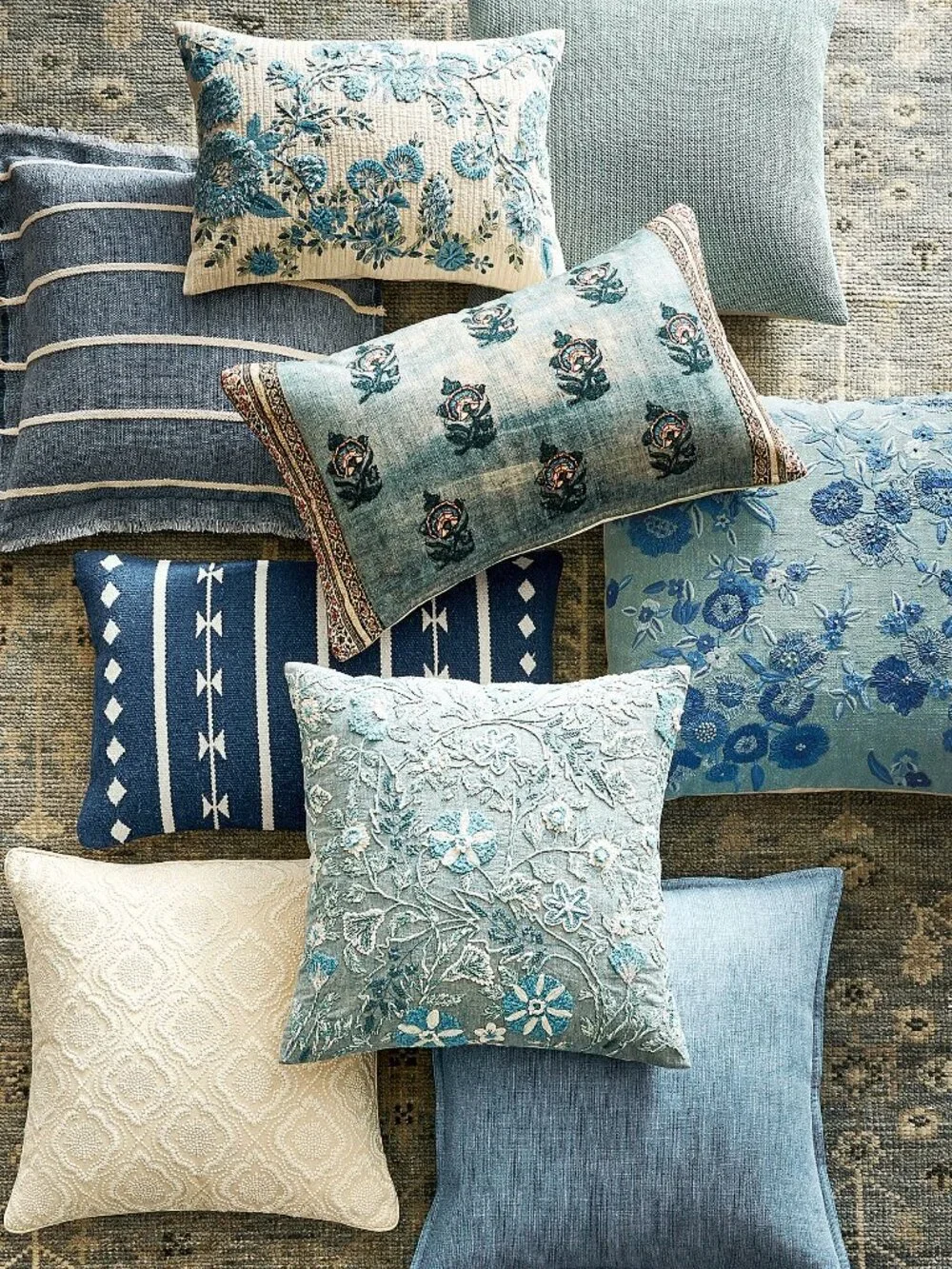NWT Pottery Barn Charleston Woven Lumbar Pillow Cover